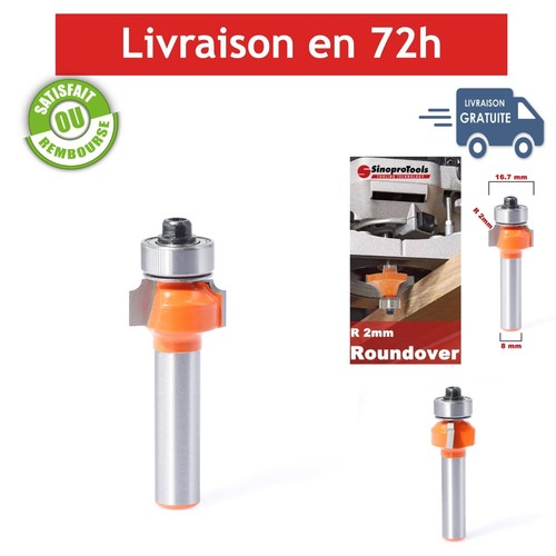 Fraise arrondir r2 mm - à,
