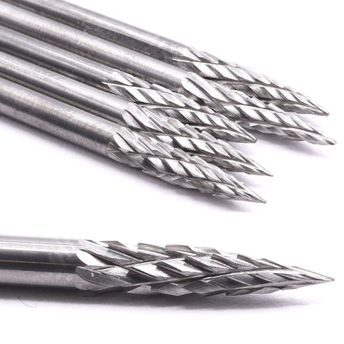 Vhm fraise 3mm pour dremel - 5x,