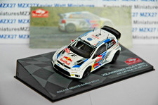VOITURE RALLYE MONTE CARLO 2014 VOLKSWAGEN POLO R WRC JM. LATVALA  1/43  IXO ALT
