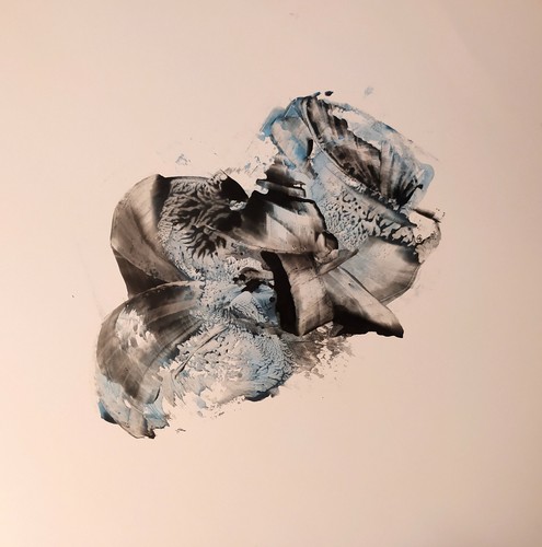Tableau art abstrait cire - art,