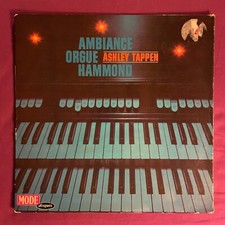 ASHLEY TAPPEN AMBIANCE ORGAN HAMMOND VINYL LP FRANCE 1958 VG+NM-