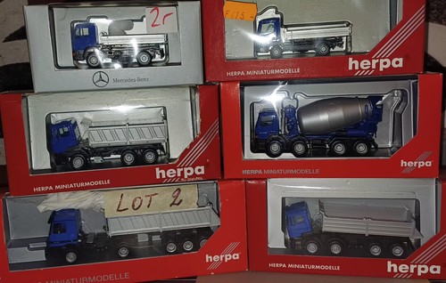 Herpa camions chantier - herpa, 1/87