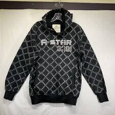 MMA Cage Hoodie Men Small Black Sweatshirt Jacket Cage AOP MPS Y2K Punk