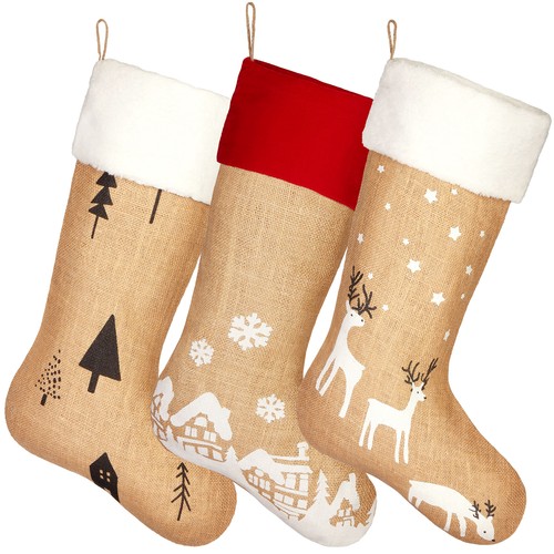 Lot bottes noël village - bottes,