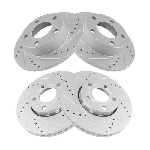 Drilled brake rotor - rotor, set