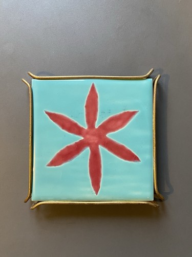 Ancien dessous plat - , carreau