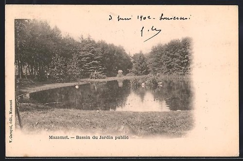 Cpa mazamet bassin - du, jardin