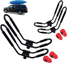 J Cross Bar 2 Pairs = 4 PCS Universal Kayak Canoe Top Mount Carrier Roof Rack Bo