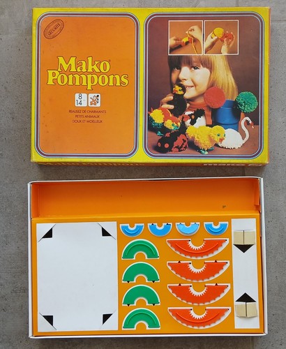 Jeu vintage mako - jeu, pompons