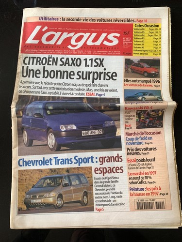 Argus 12 1996 - l'argus, 26/12/1996