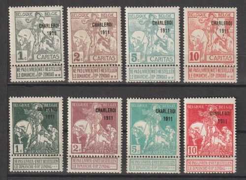 Belgium 1911 cob 100 - -, 100/7*
