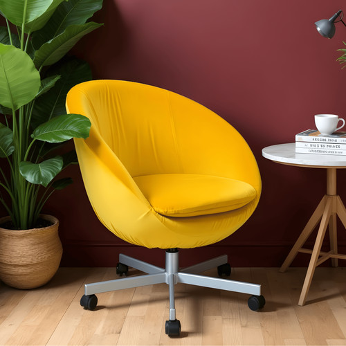 Bright yellow velvet - yellow, slipcover