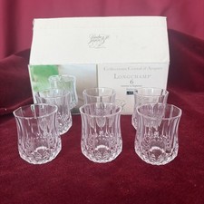 6 verres à liqueur cristal