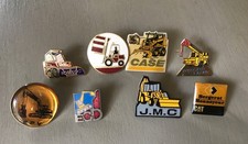Pin's Tractopelle Engin Chantier BTP Caterpillar Case Jmc Egd Epv Grue