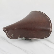 Selle De Vélo Vintage En Cuir