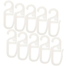  10 Pcs Barre De Rideau Passe Tringle Crochets Pour Rideaux Douche