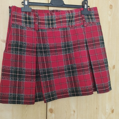 Jupe courte ecossaise - courte, doublee