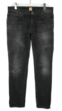 HUGO BOSS Orange63 Jeans Slim Fit Pour Homme W34/L32 Faded Noir