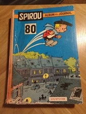 Album relié Spirou n°80 – 1962 (Lucky Luke, Peyo, Benoît Brisefer…)
