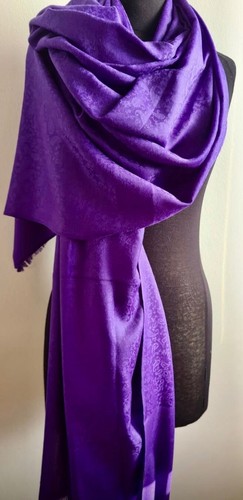 élégant châle violet 100 - châle, 100%
