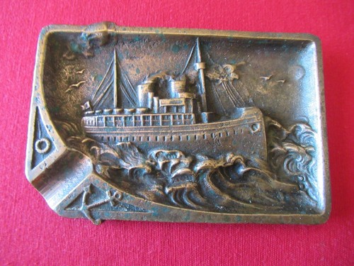 Beau cendrier bronze - cendrier, en