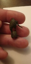 BRONZE ROMAN OR CAUCASIAN FIBULA PIECE TO IDENTIFY dim 3CM