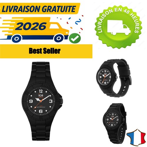 Montre ice watch noire - montre, ice-watch