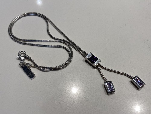 Joli collier argent - en,
