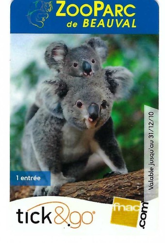 Télécarte tick and zoo - télécarte,