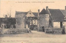 Old postcard 60 surroundings of pierrefonds st jean aux bois old door