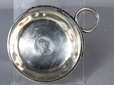 Ancien Tastevin argent + piece