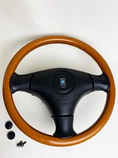 MAZDA MX-5 Miata Roadster Nardi Wood & Leather Steering Wheel NB8C NB6C OEM  JDM