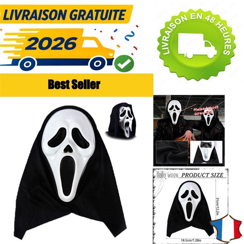 Masque halloween scream - halloween,