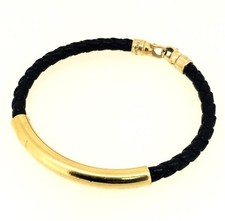 Pesavento Bracelet Sterling Silver 925 Brown Leather Christmas Gift Present