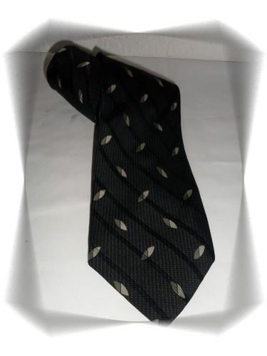 Cravate fantaisie gris foncé - cravate,