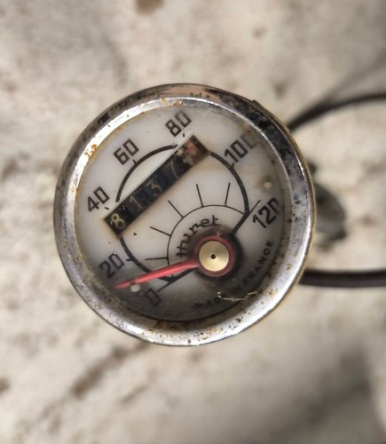 Compteur huret 120km cable - compteur,