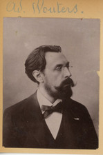 Belgique, Adolphe Wouters, compositeur belge  Vintage photomechanical print. A