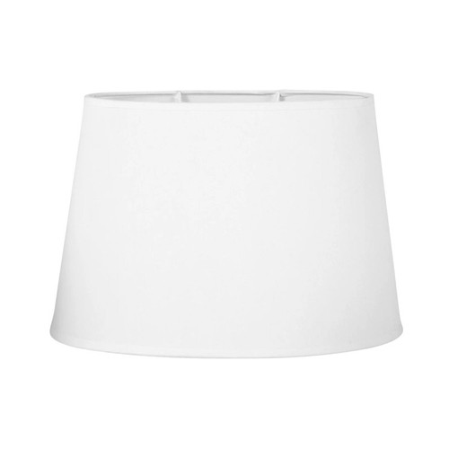 Abat jour blanc ovale - -,