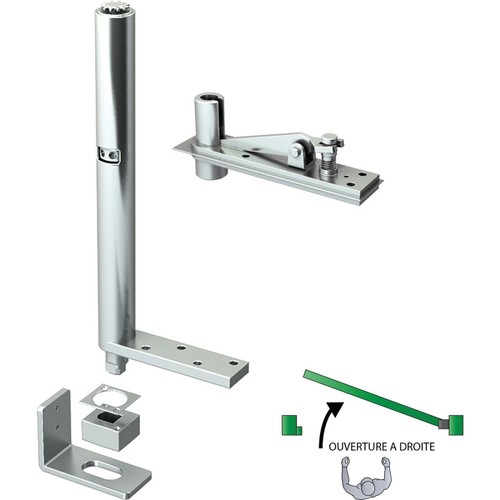 Kit pivot ferme porte mantion - pivot,