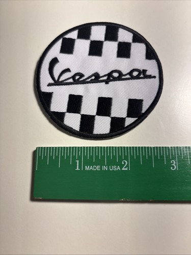Vespa scooter embroidered - scooter,