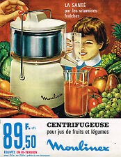 ADVERTISING 014 1963 MOULINEX centrifuge
