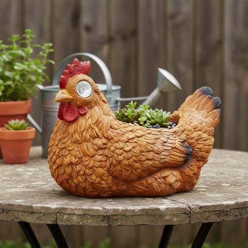 Pot poule lumineux - poule, résistant