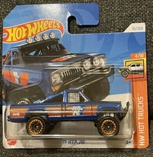 Miniature Hot Wheels Jeep J10 73 1973 3 inches 1/64 1:64 HW Métal Neuve en Boite
