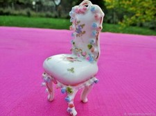 Antique Franz Antique Min Porcelain Doll Miniature Furniture Chair