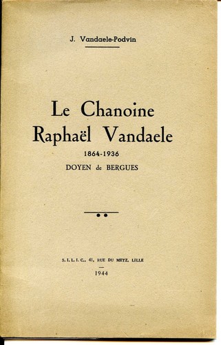Chanoine raphaël vandaele - le,