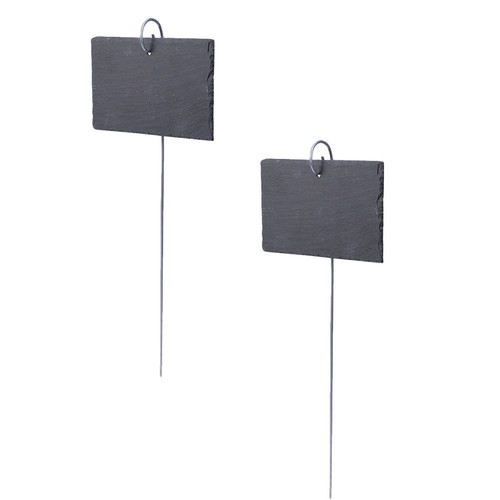 2pcs style naturel ardoise - ,