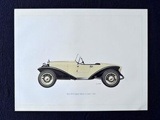 1925 Fiat 509S Torpedo Bateau Boat Tail F.L. Rapi Art Print Illustration