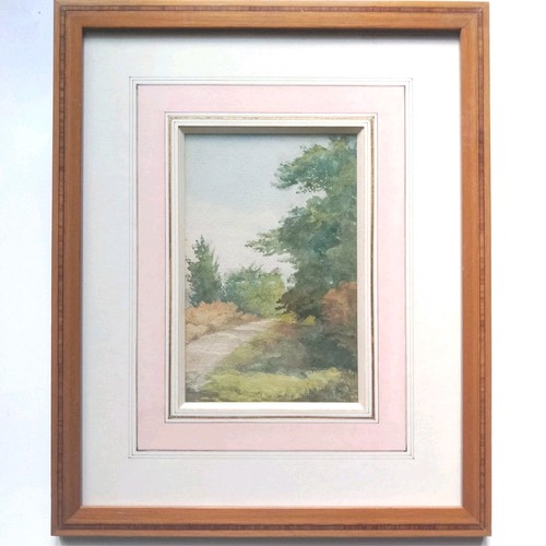 Paysage aquarelle circa 1900 - paysage,