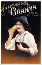 Modern Advertising Postcard of Portugal, Brahma Beers 1989