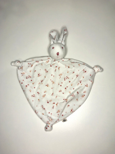 Doudou plat triangle lapin - plat,